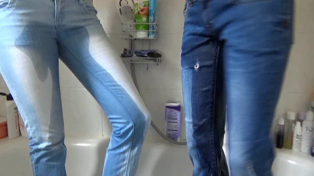 Geiler Double Jeans Piss