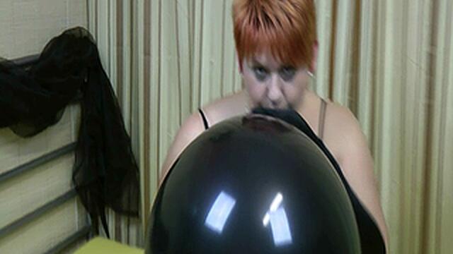 Grosser schwarzer Ballon