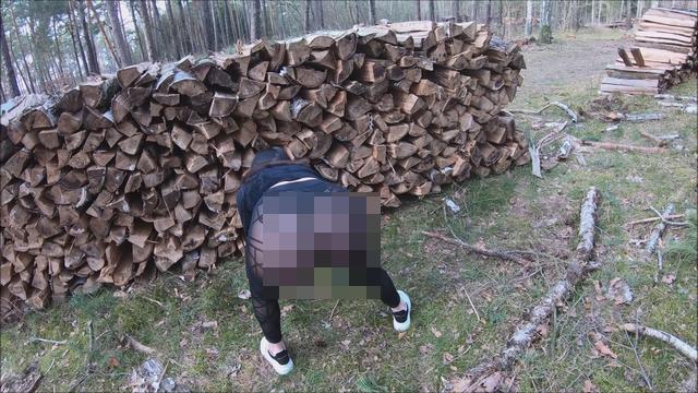 Süßes Teen im Wald am Holz ao gefickt u schluckt. Komplett-Film.