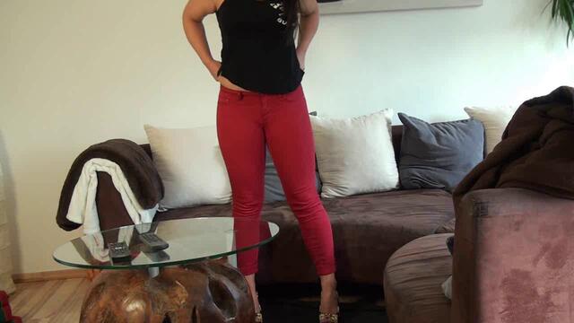 Red hot Jeans - Ass