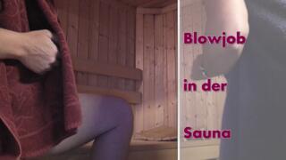 Geiler Blowjob in der Sauna