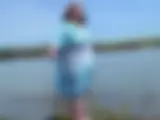 Lady im blauen Strandkleid 2 - Bild 7 von 15