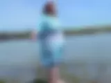 Lady im blauen Strandkleid 2 - Bild 9 von 15