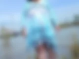 Lady im blauen Strandkleid 1 - Bild 8 von 15