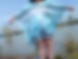 Lady im blauen Strandkleid 1 - Bild 11 von 15