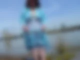 Lady im blauen Strandkleid 1 - Bild 15 von 15